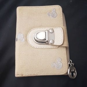 Mickey canvas wallet